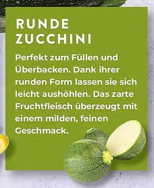 RUNDE ZUCCHINI