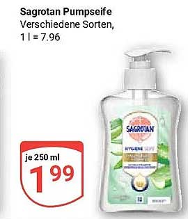 Sagrotan Pumpsife Verschiedene Sorten, 1 l = 7.96