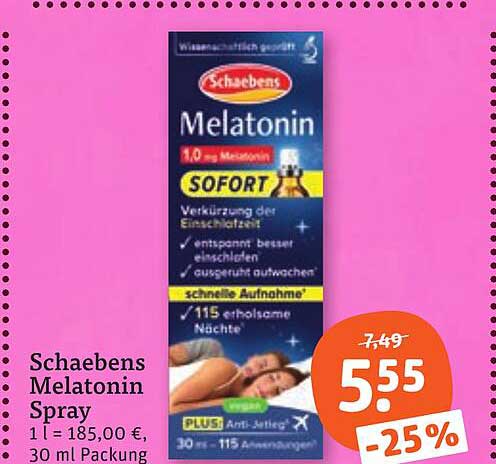 Schaebens Melatonin Spray