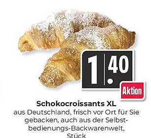 Schokocroissants XL