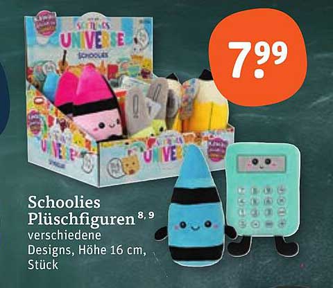 Schoolies Plüschfiguren