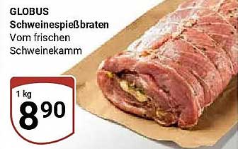 Schweinespießbraten Vom frischen Schweinekamm