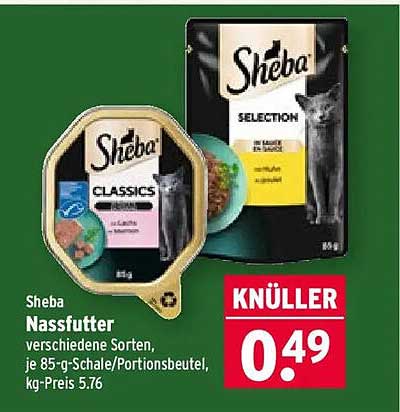 Sheba Nassfutter