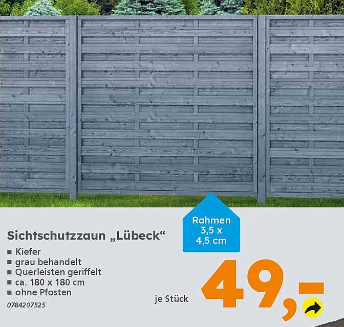 Sichtschutzzaun »Lübeck«
