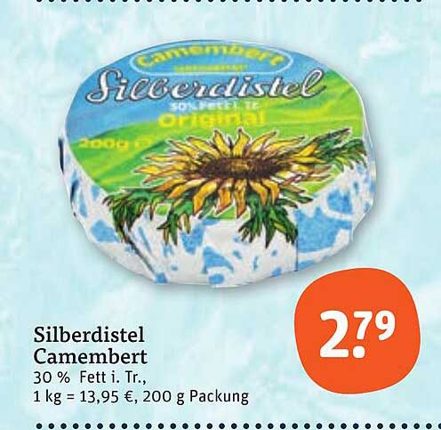 Silberdistel Camembert