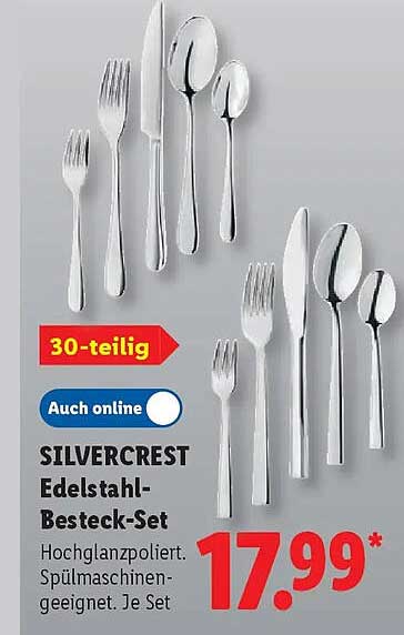 SILVERCREST Edelstahl-Besteck-Set