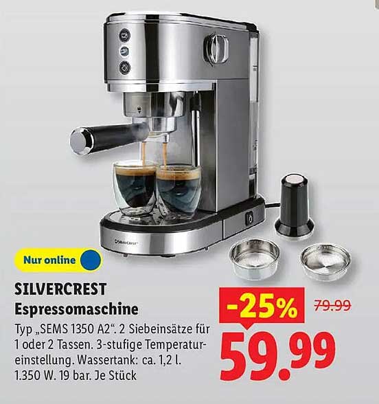 SILVERCREST Espressomaschine
