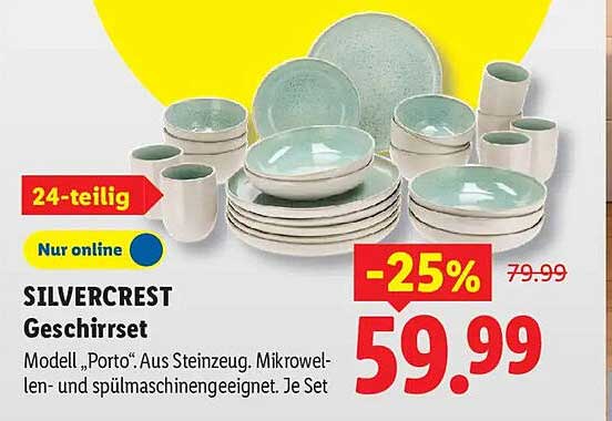 SILVERCREST Geschirrset