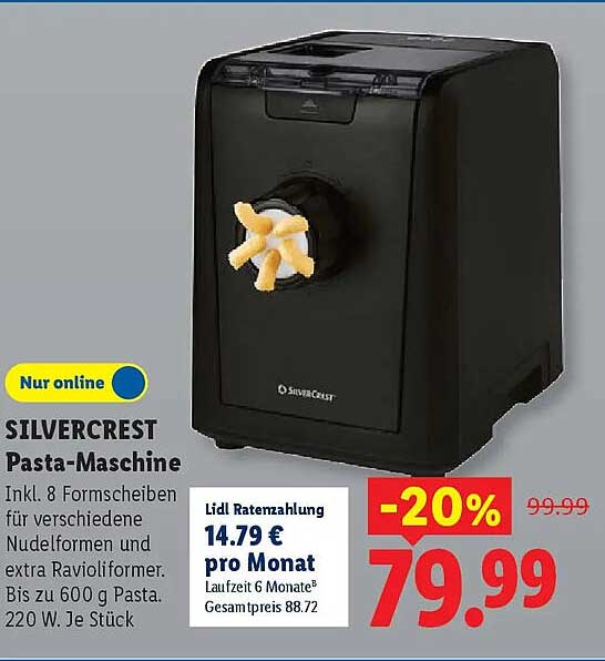 SILVERCREST Pasta-Maschine