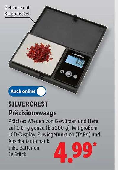 SILVERCREST Präzisionswaage