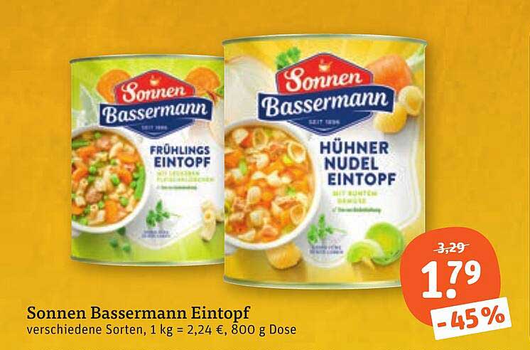Sonnen Bassermann Eintopf