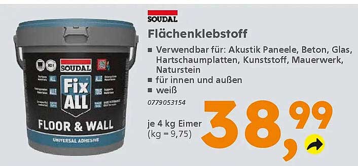 SOUDAL Flächenklebstoff