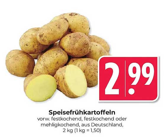 Speisefrühkartoffeln