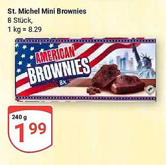 St. Michel Mini Brownies