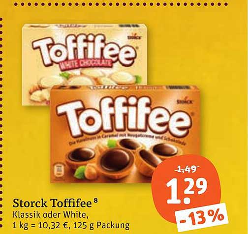 Storck Toffifee Klassik oder White, 125 g Packung