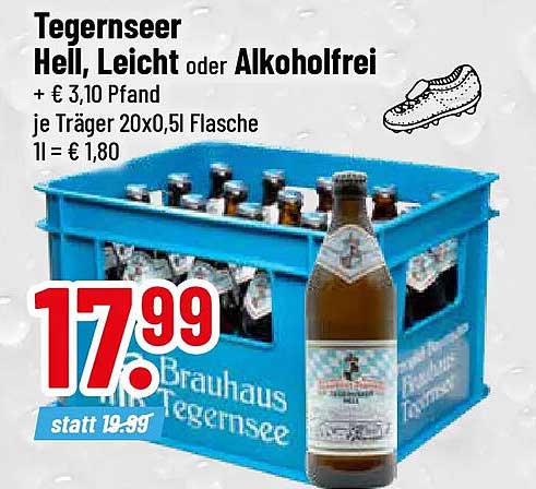 Tegernseer Hell, Leicht oder Alkoholfrei