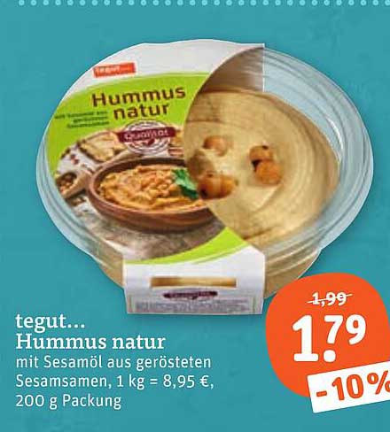 tegut... Hummus natur