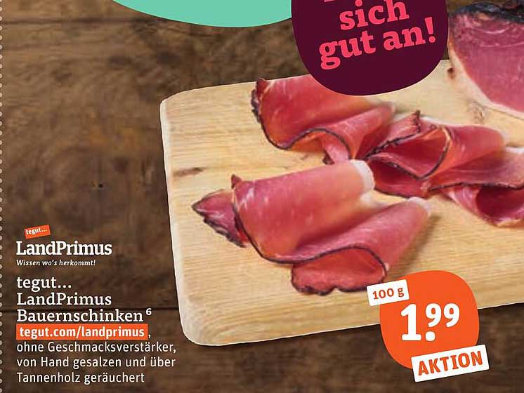 tegut... LandPrimus Bauernschinken¹