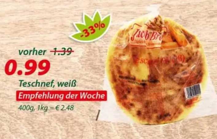Teschnef, weiß Empfehlung der Woche