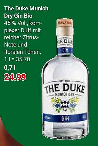 The Duke Munich Dry Gin Bio