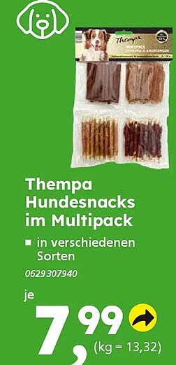 Thempa Hundesnacks im Multipack
