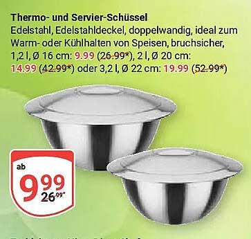 Thermo- und Servier-Schüssel