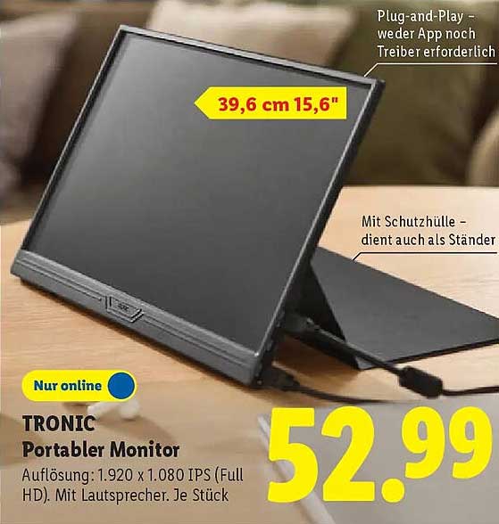 TRONIC Portabler Monitor