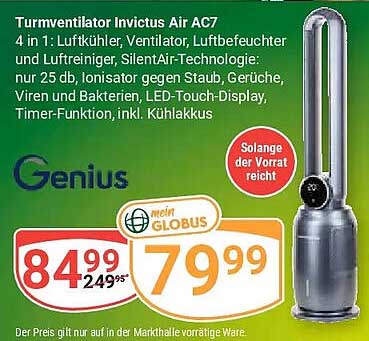 Turmventilator Invictus Air AC7