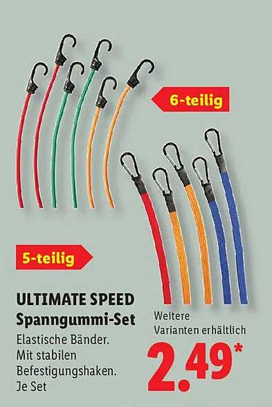 ULTIMATE SPEED Spanngummi-Set