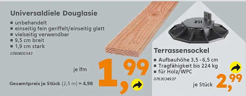 Universaldiele Douglasie