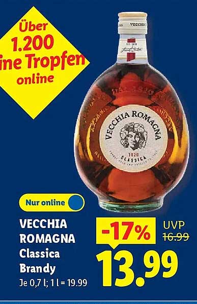 VECCHIA ROMAGNA Classica Brandy