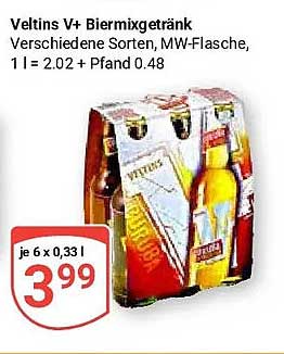 Veltins V+ Biermixgetränk