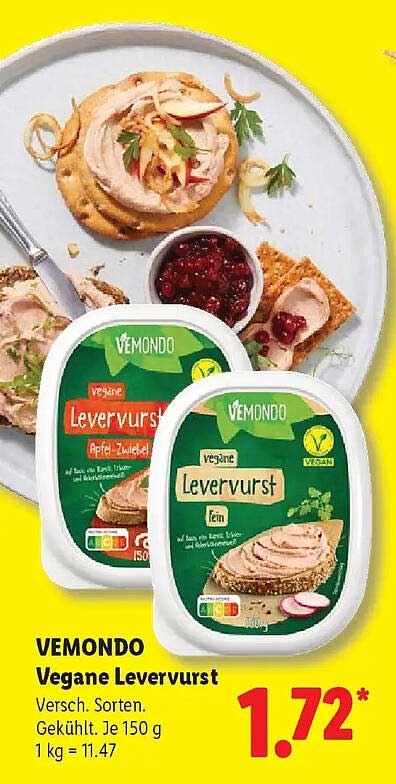 VEMondo Vegane Leberwurst