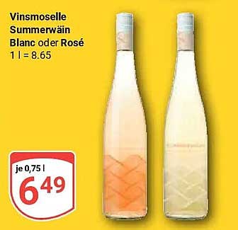 Vinsmoselle Summerwein Blanc oder Rosé