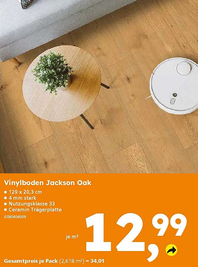 Vinylboden Jackson Oak