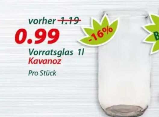 Vorratsglas 1l Kavanoz