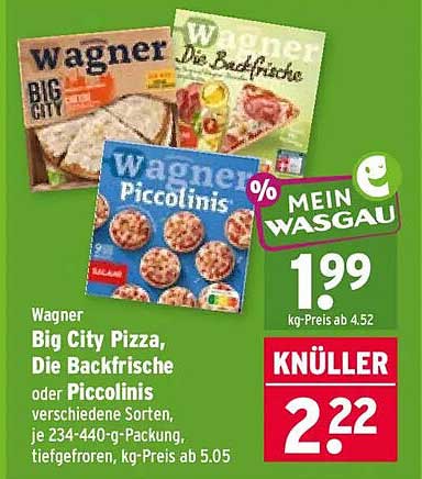 Wagner Big City Pizza, Die Backfrische oder Piccolinis