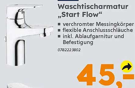 Waschtischarmatur „Start Flow“