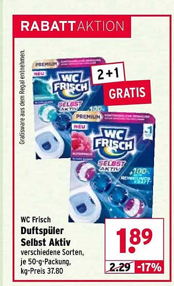 WC Frisch Duftspüler Selbst Aktiv