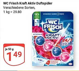 WC Frisch Kraft Aktiv Duftspüler