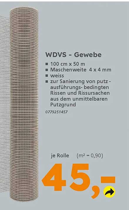 WDVS - Gewebe