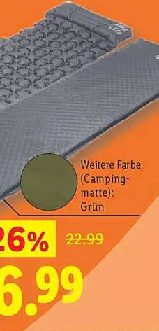 Weitere Farbe (Camping-matte): Grün