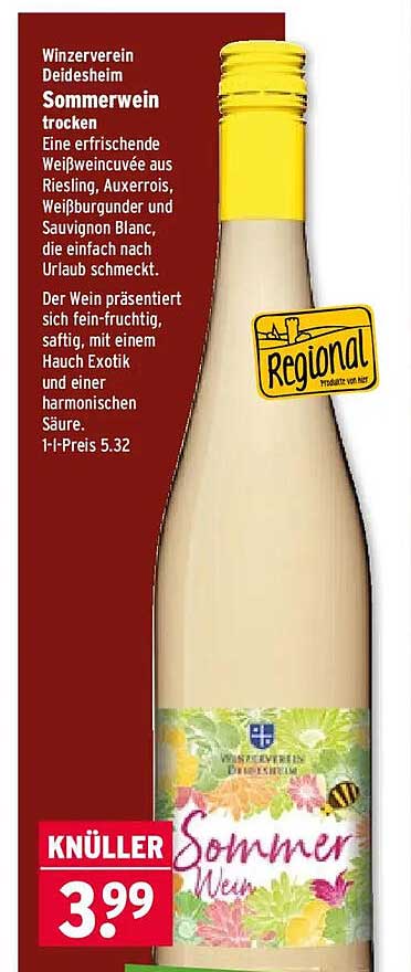 Winzerverein Deidesheim Sommerwein trocken