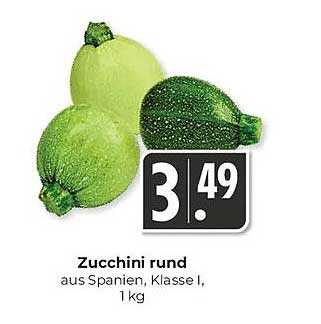 Zucchini rund