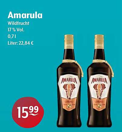 Amarula Liqueur - Wildfrucht 17 % Vol. 0,7l