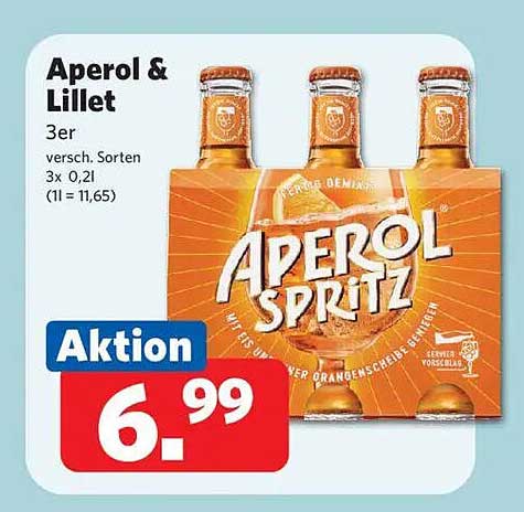 Aperol & Lillet 3er Pack - Aktionsangebot!