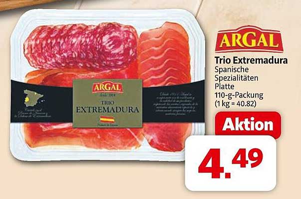 ARGAL Trio Extremadura – Spanische Spezialitäten Platte