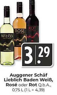 Auggener Schäf Lieblich Baden Weiß, Rosé oder Rot Q.b.A.