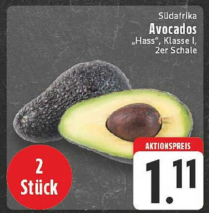 Avocados „Hass“, Klasse I, 2er Schale