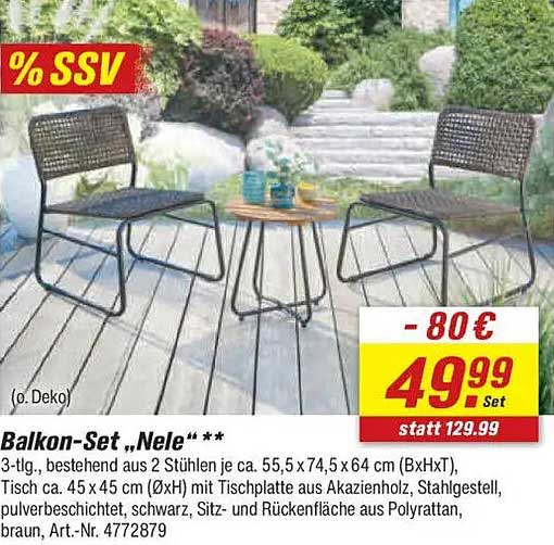 Balkon-Set „Nele“**